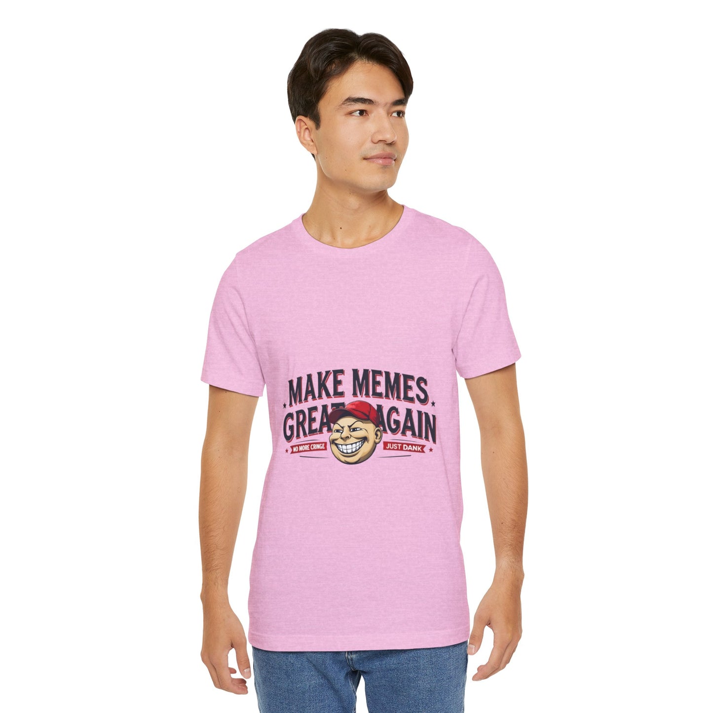 Make Memes Great Again – Funny Unisex Short Sleeve Tee