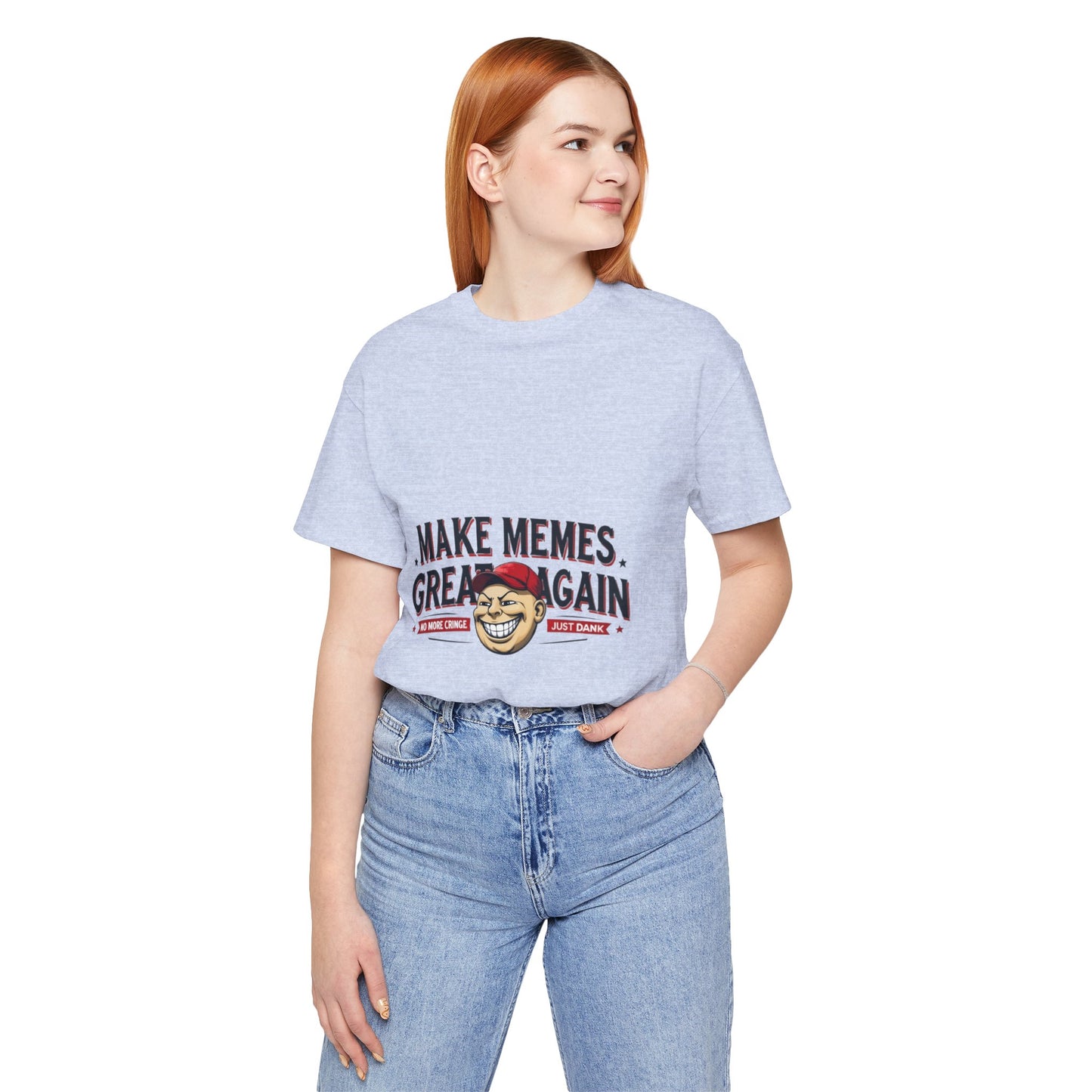 Make Memes Great Again – Funny Unisex Short Sleeve Tee