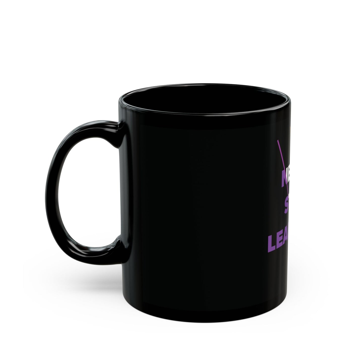 Taza Never Stop Learning: taza de café negra inspiradora (11 oz, 15 oz)