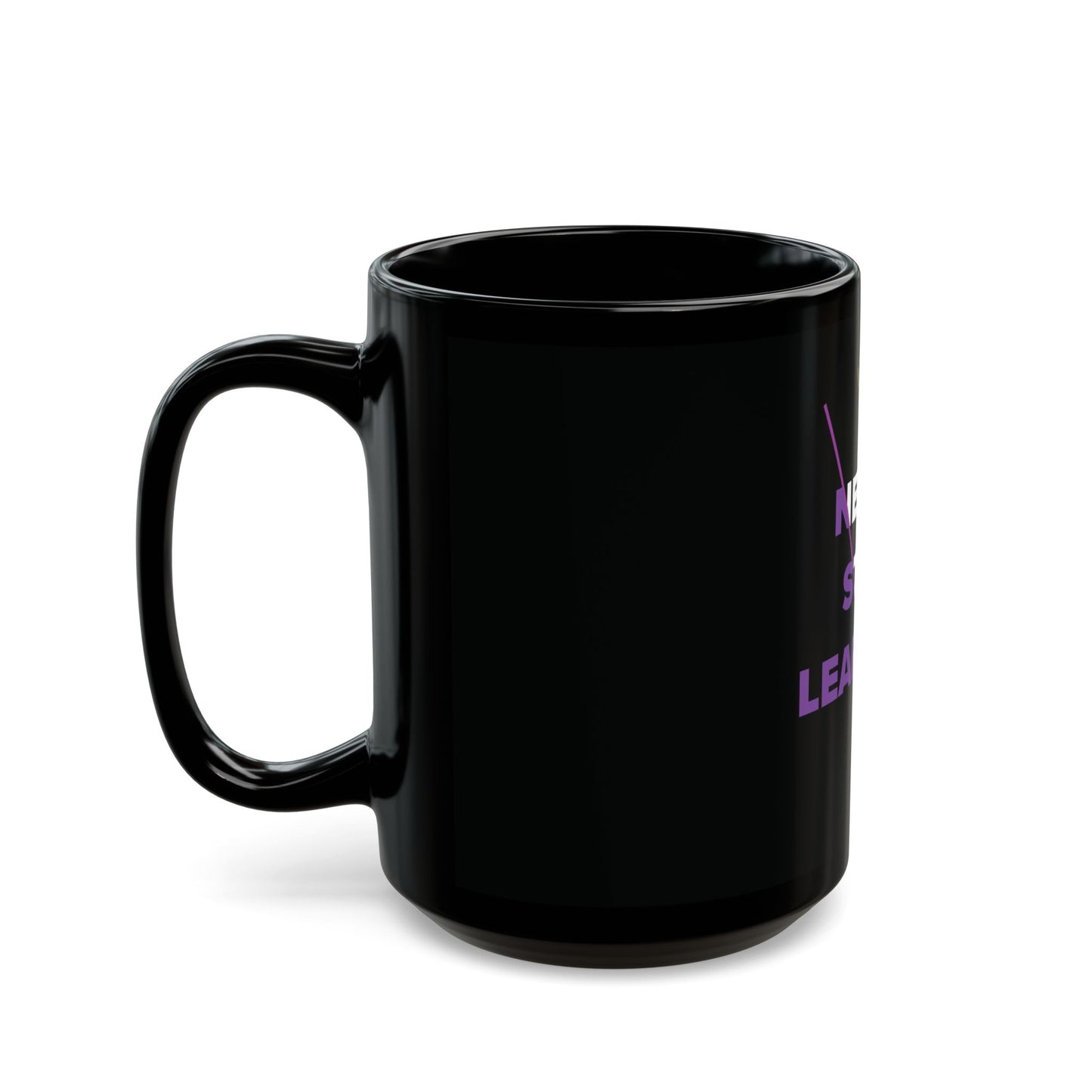 Taza Never Stop Learning: taza de café negra inspiradora (11 oz, 15 oz)