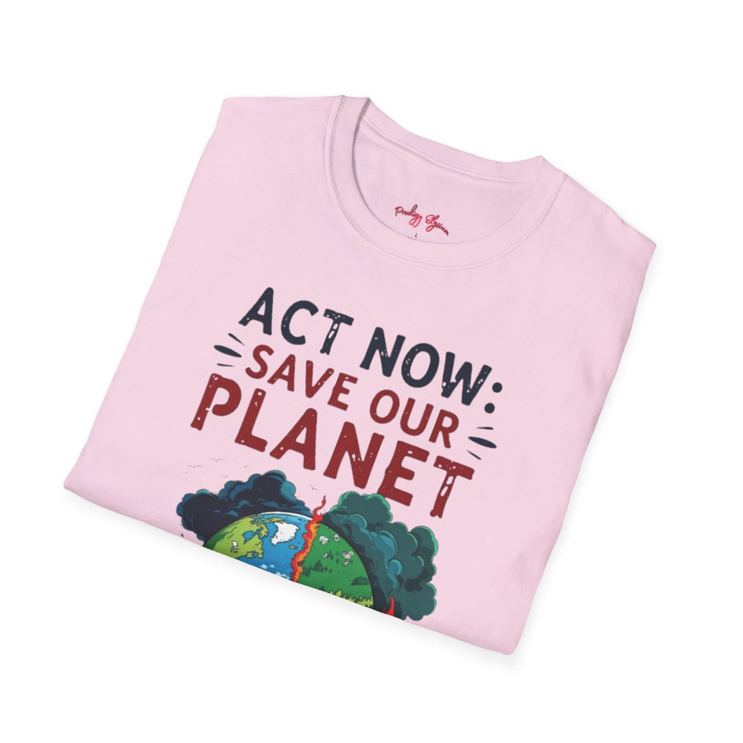 🔥 Eco-Friendly Unisex T-Shirt – 'Act Now: Save Our Planet' Wildfire Awareness 🌍