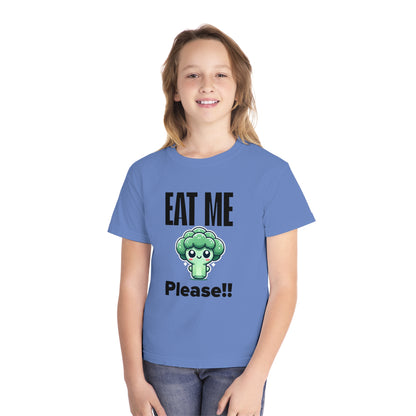 Cute Broccoli "Eat Me Please" Toddler T-Shirt – Fun & Playful Kids' Tee