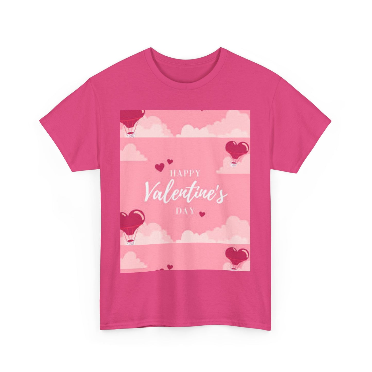 Happy Valentine's Day Unisex Heavy Cotton T-Shirt ❤️👕 Feiere die Liebe | 100 % Baumwolle | Premium-Komfort