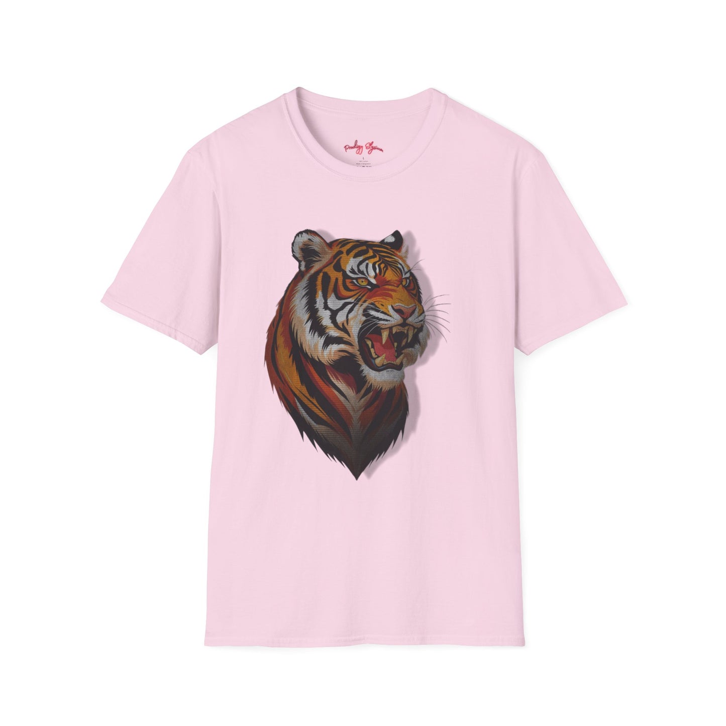 Fierce Tiger Unisex Softstyle T-Shirt - Bold Animal Graphic Tee