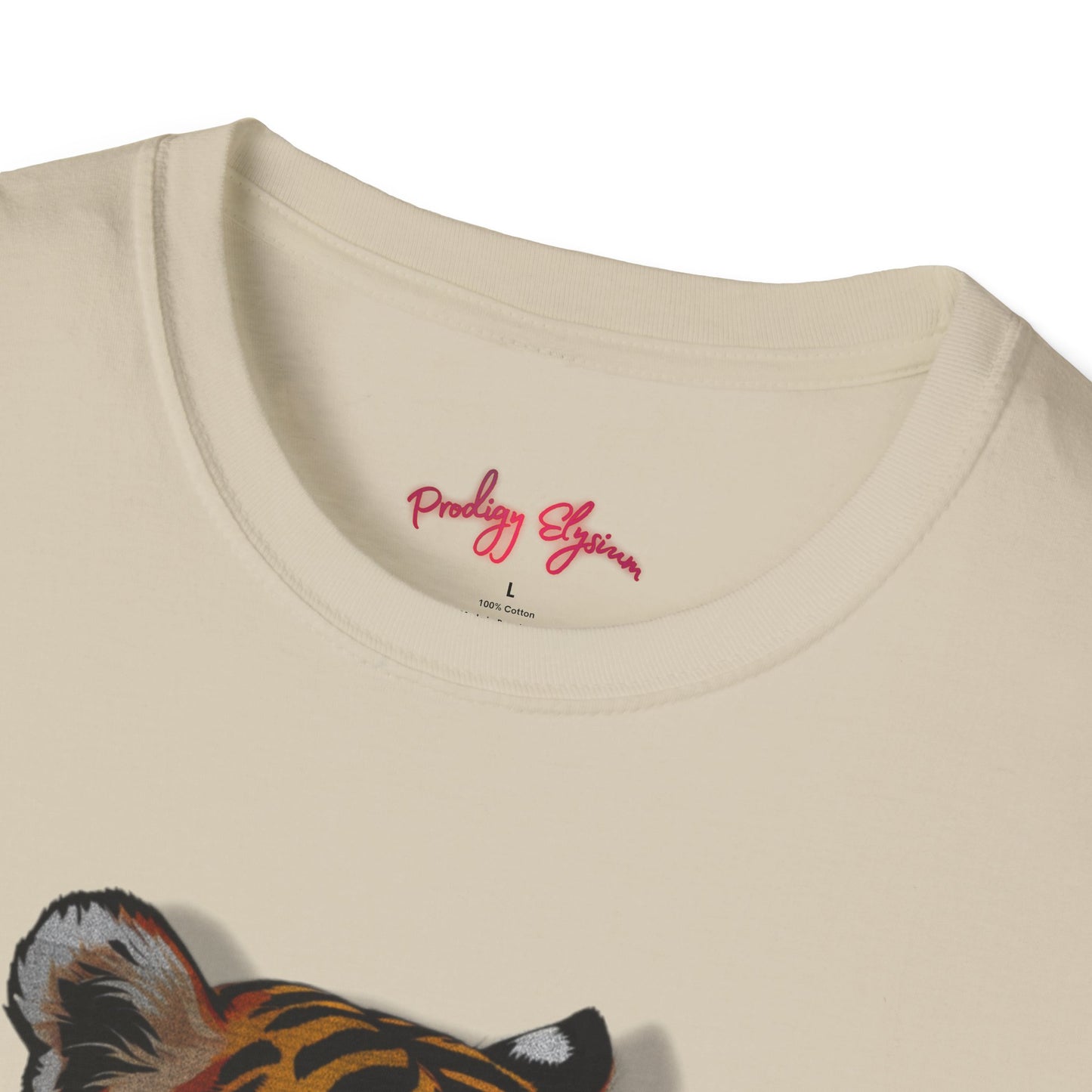 Fierce Tiger Unisex Softstyle T-Shirt - Bold Animal Graphic Tee