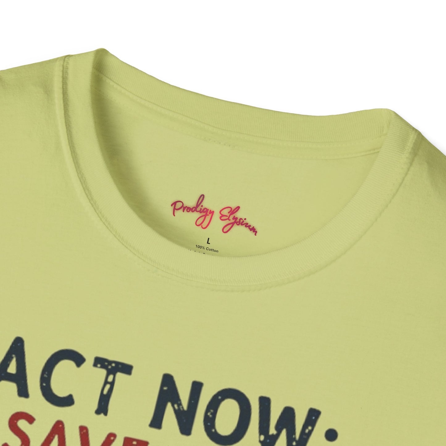 🔥 Eco-Friendly Unisex T-Shirt – 'Act Now: Save Our Planet' Wildfire Awareness 🌍