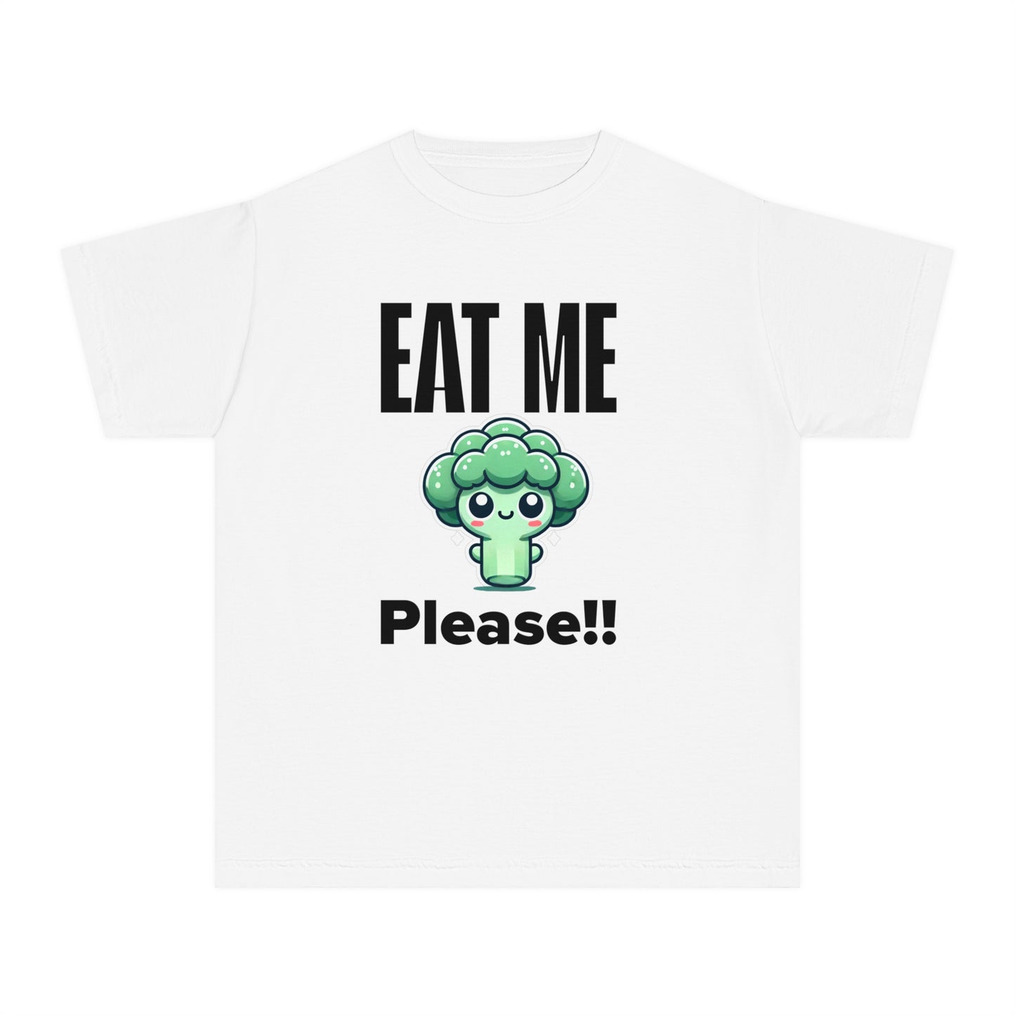 Cute Broccoli "Eat Me Please" Toddler T-Shirt – Fun & Playful Kids' Tee