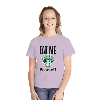 Cute Broccoli "Eat Me Please" Toddler T-Shirt – Fun & Playful Kids' Tee