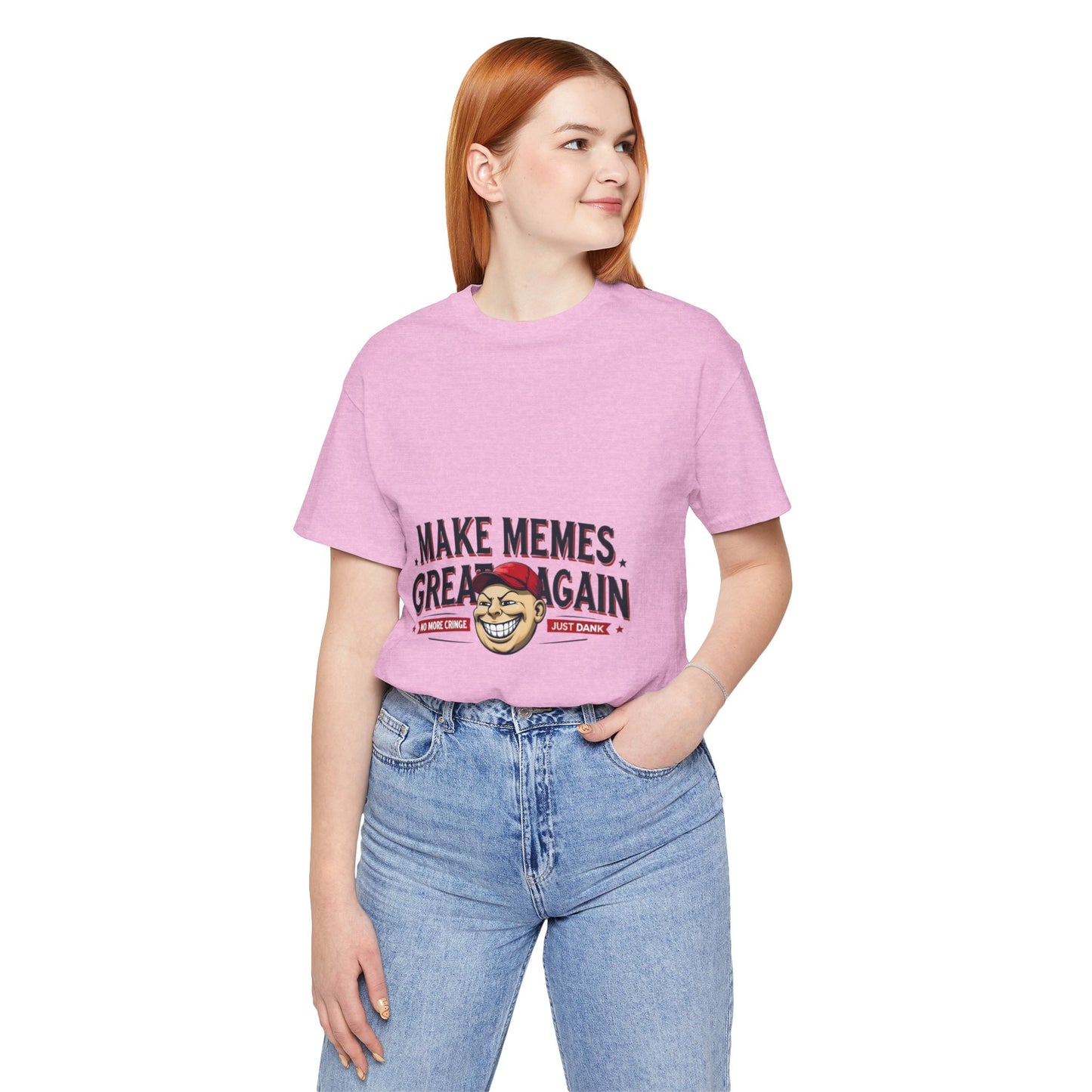 Make Memes Great Again – Funny Unisex Short Sleeve Tee