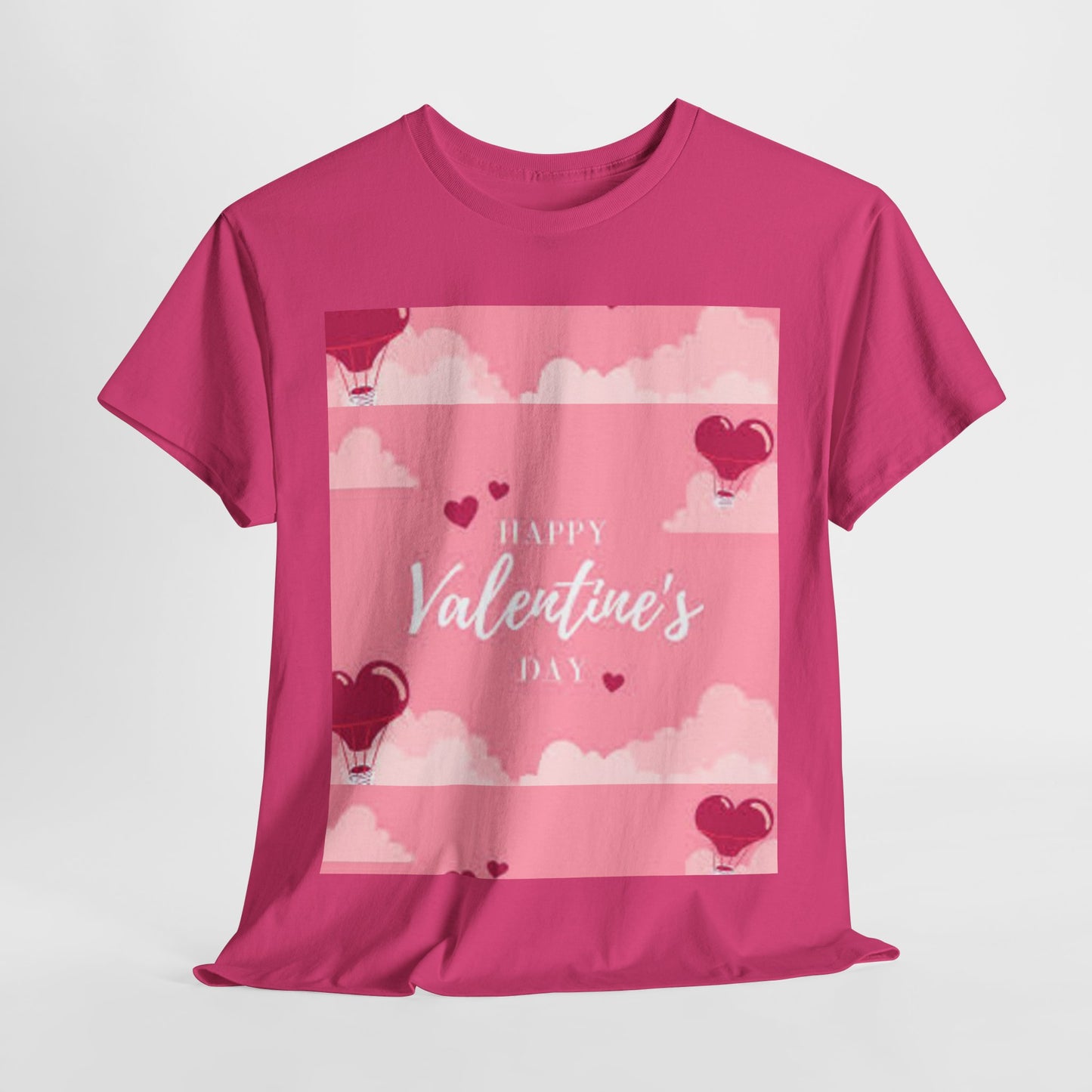 Happy Valentine's Day Unisex Heavy Cotton T-Shirt ❤️👕 Feiere die Liebe | 100 % Baumwolle | Premium-Komfort