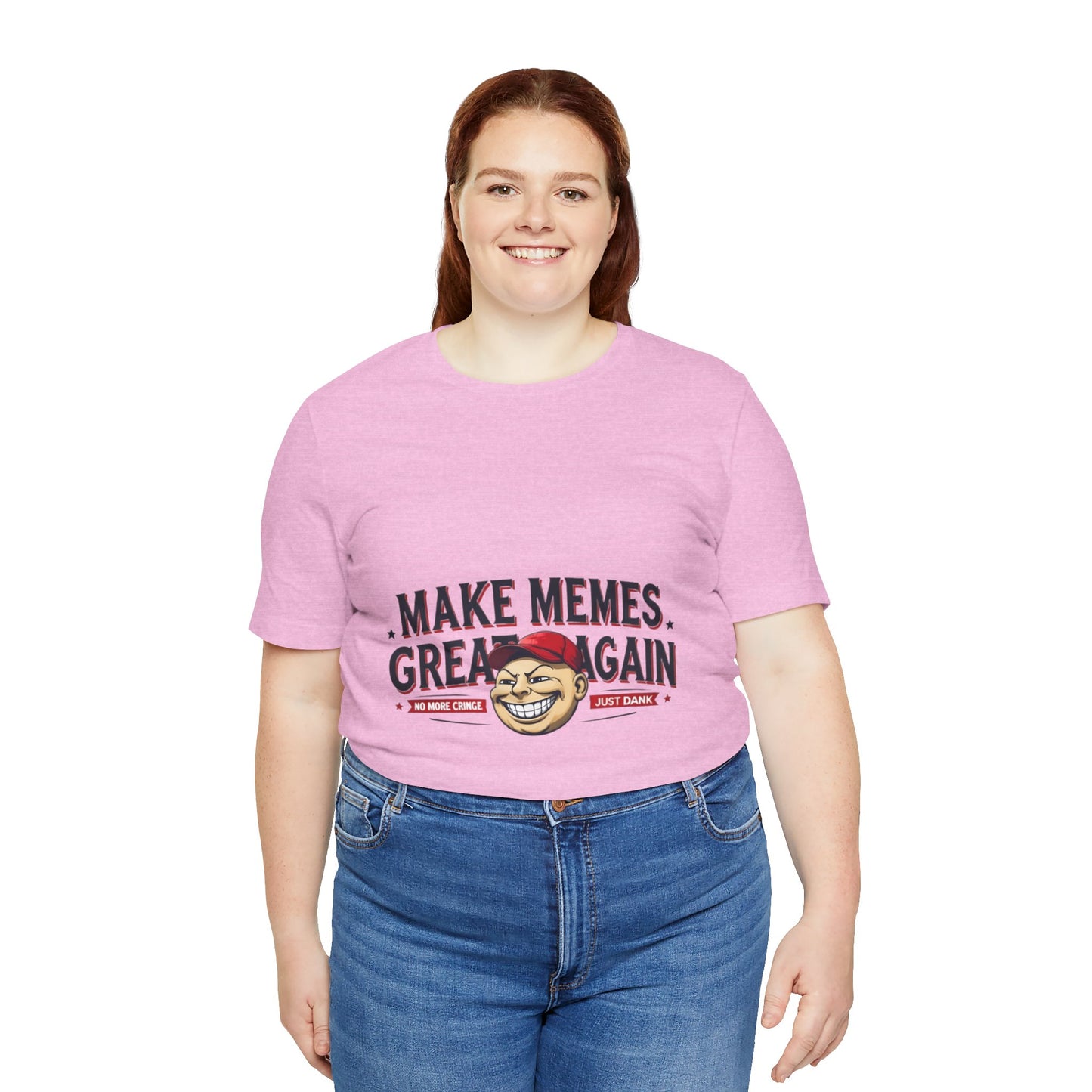 Make Memes Great Again – Funny Unisex Short Sleeve Tee