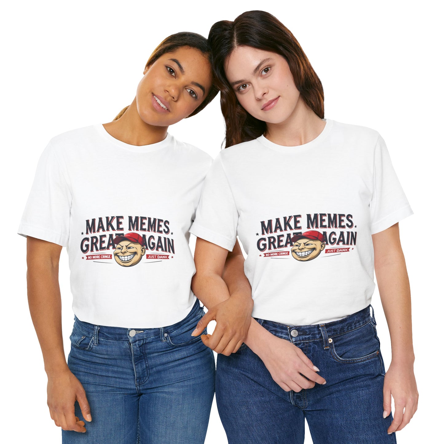 Make Memes Great Again – Funny Unisex Short Sleeve Tee