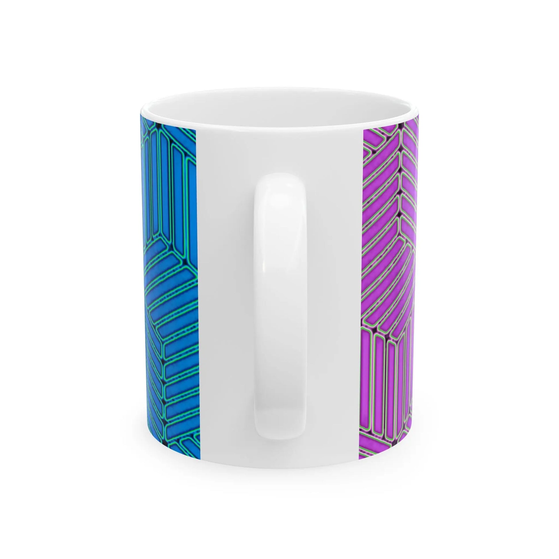 Geometrical Abstract Ceramic Coffee Mug – BPA-Free, Microwave & Dishwasher-Safe ☕✨ Bold Design | Premium Quality | Perfect Gift