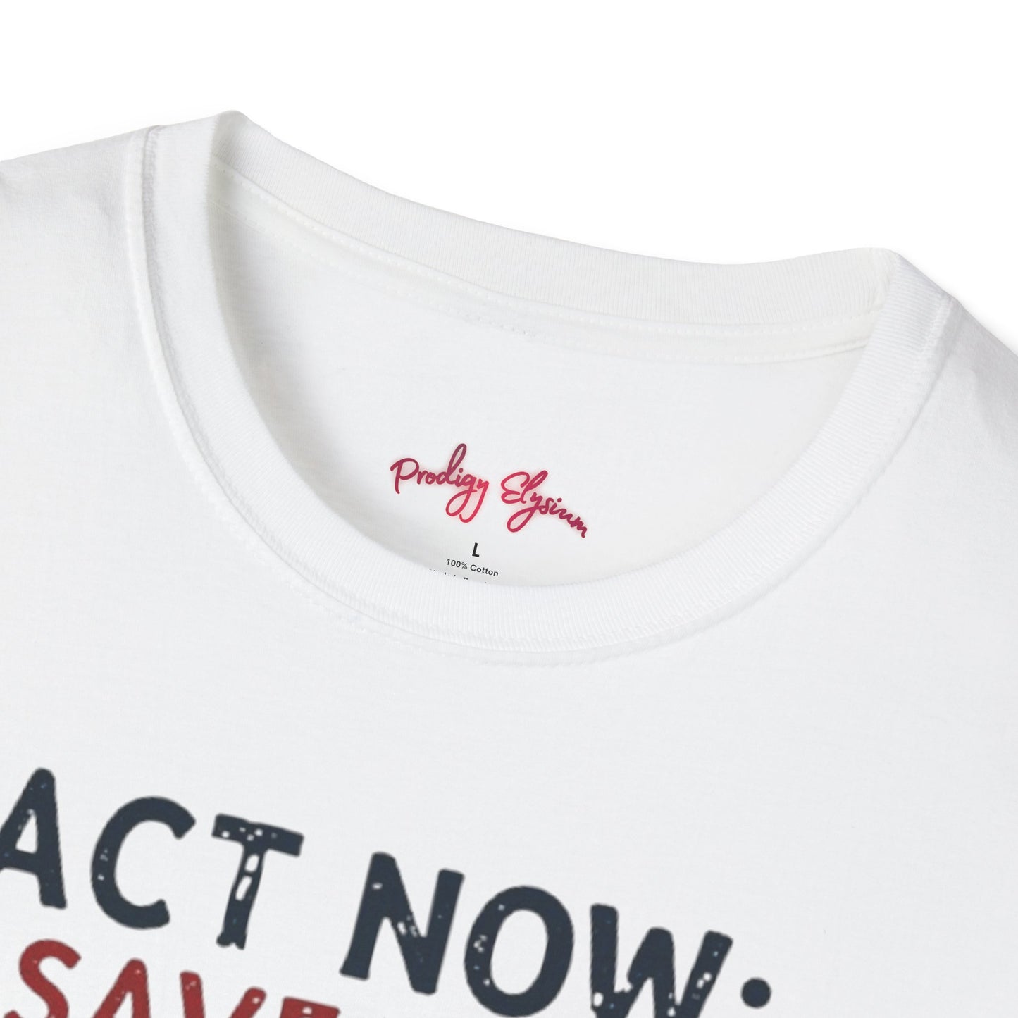 🔥 Eco-Friendly Unisex T-Shirt – 'Act Now: Save Our Planet' Wildfire Awareness 🌍