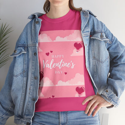 Happy Valentine's Day Unisex Heavy Cotton T-Shirt ❤️👕 Feiere die Liebe | 100 % Baumwolle | Premium-Komfort