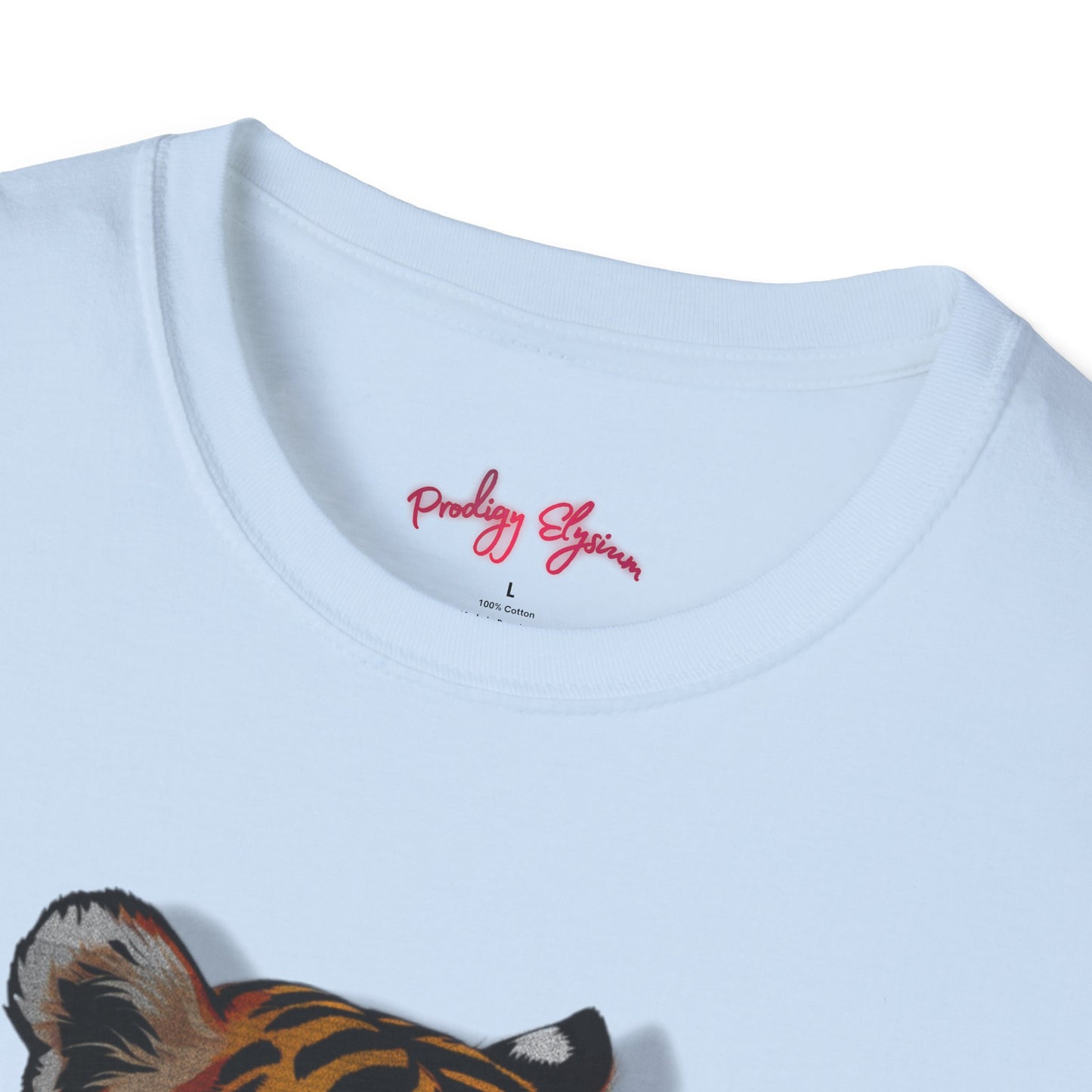 Fierce Tiger Unisex Softstyle T-Shirt - Bold Animal Graphic Tee