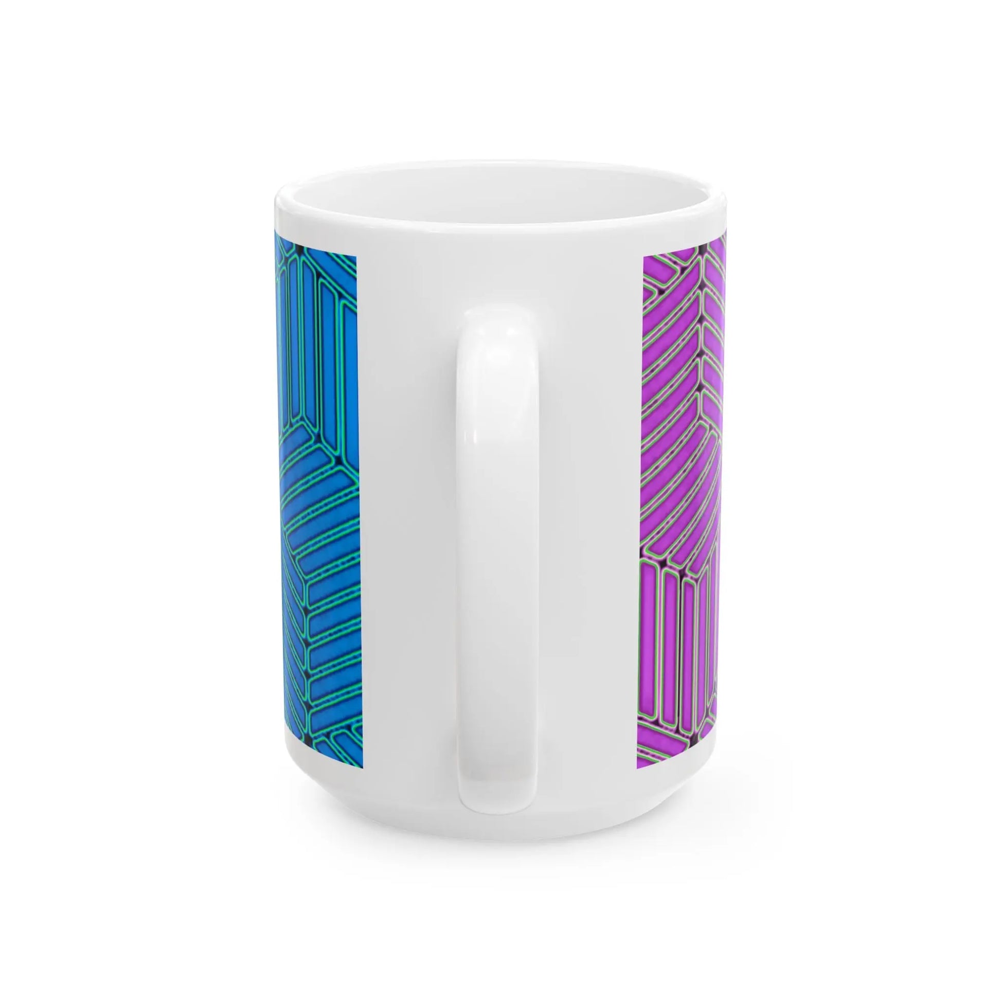 Geometrical Abstract Ceramic Coffee Mug – BPA-Free, Microwave & Dishwasher-Safe ☕✨ Bold Design | Premium Quality | Perfect Gift