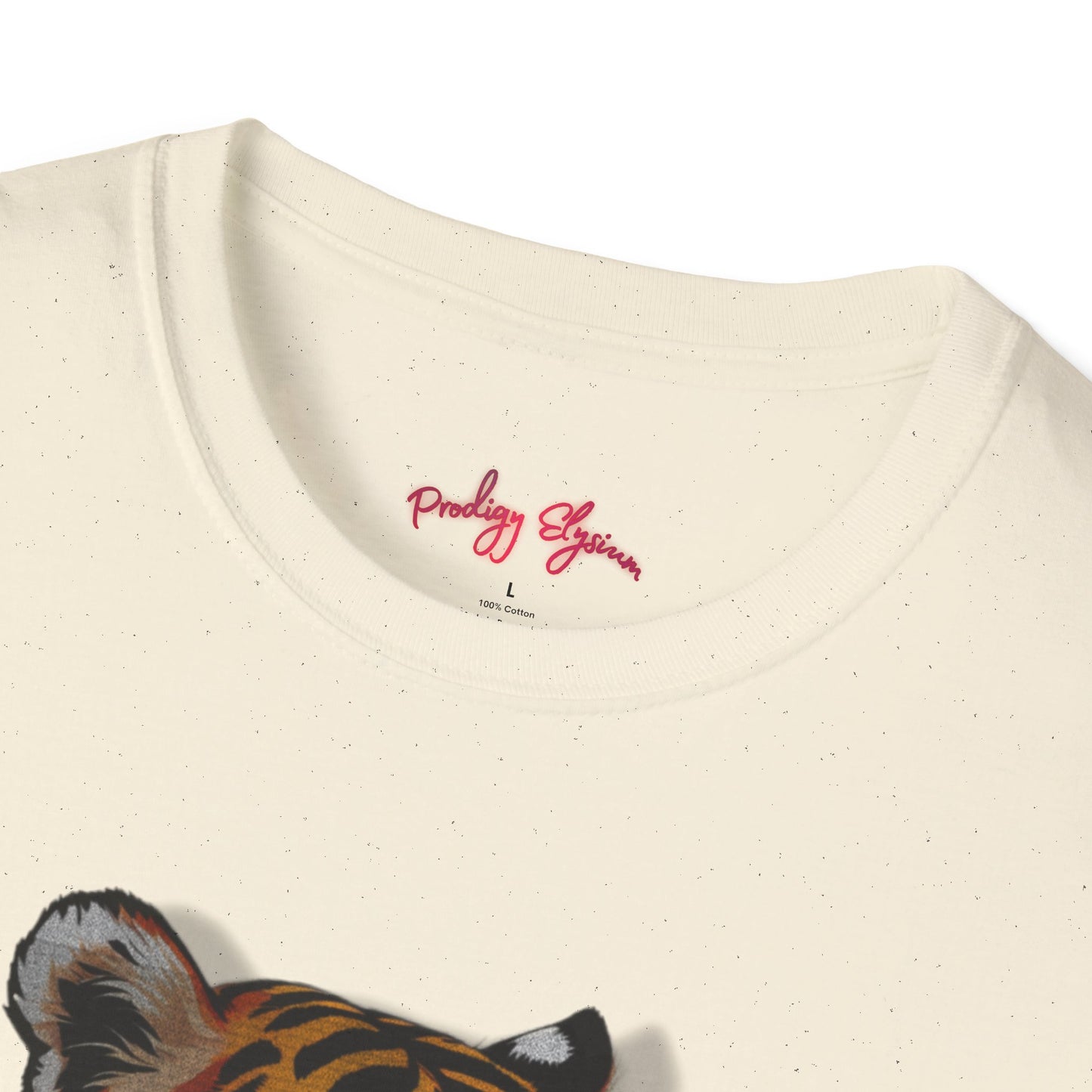 Fierce Tiger Unisex Softstyle T-Shirt - Bold Animal Graphic Tee