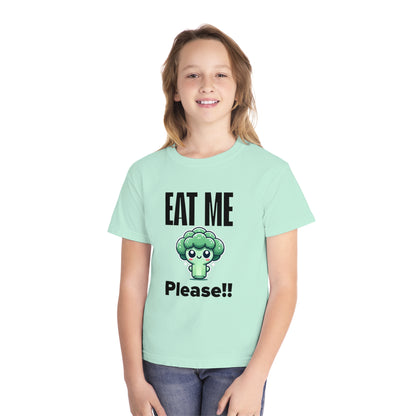 Cute Broccoli "Eat Me Please" Toddler T-Shirt – Fun & Playful Kids' Tee