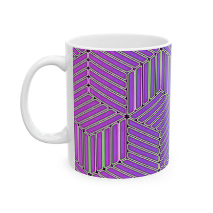 Geometrical Abstract Ceramic Coffee Mug – BPA-Free, Microwave & Dishwasher-Safe ☕✨ Bold Design | Premium Quality | Perfect Gift