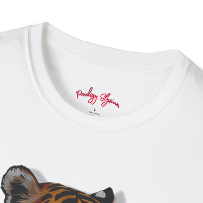 Fierce Tiger Unisex Softstyle T-Shirt - Bold Animal Graphic Tee