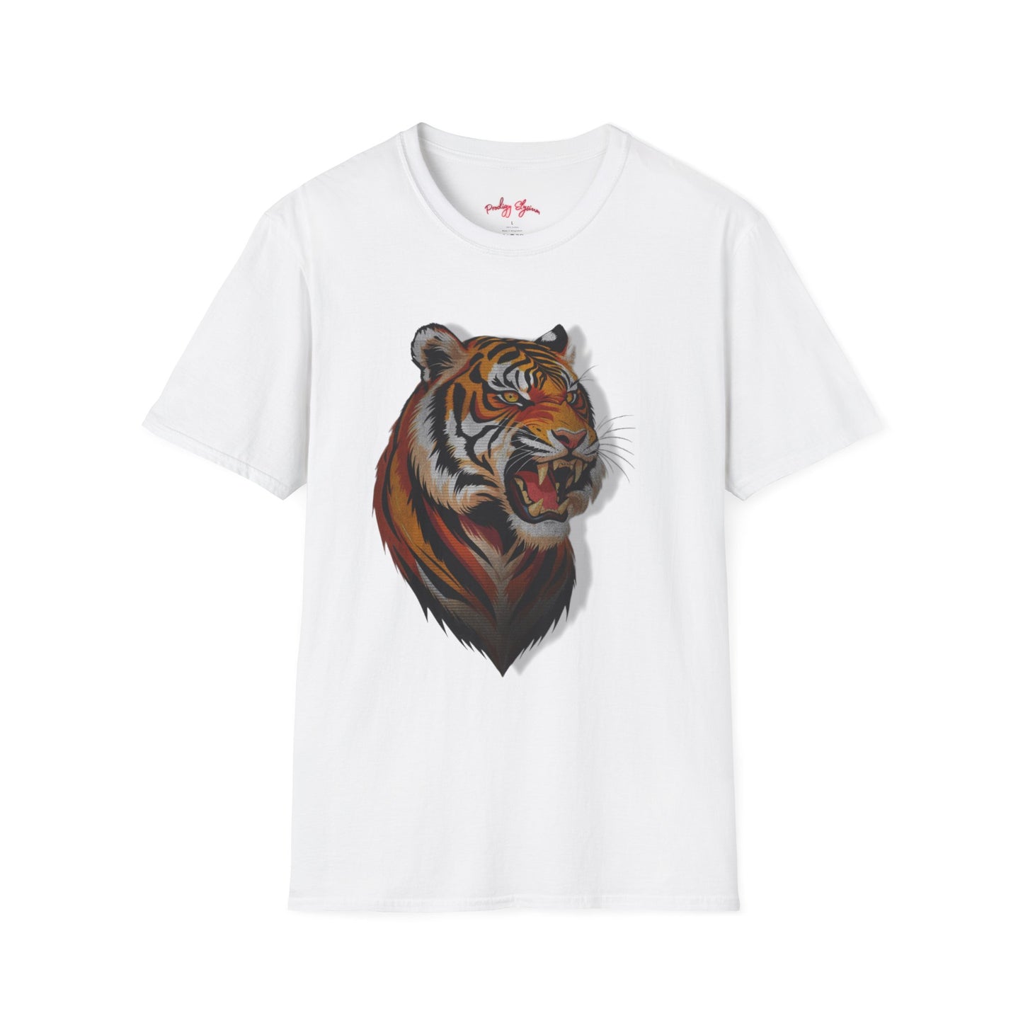 Fierce Tiger Unisex Softstyle T-Shirt - Bold Animal Graphic Tee