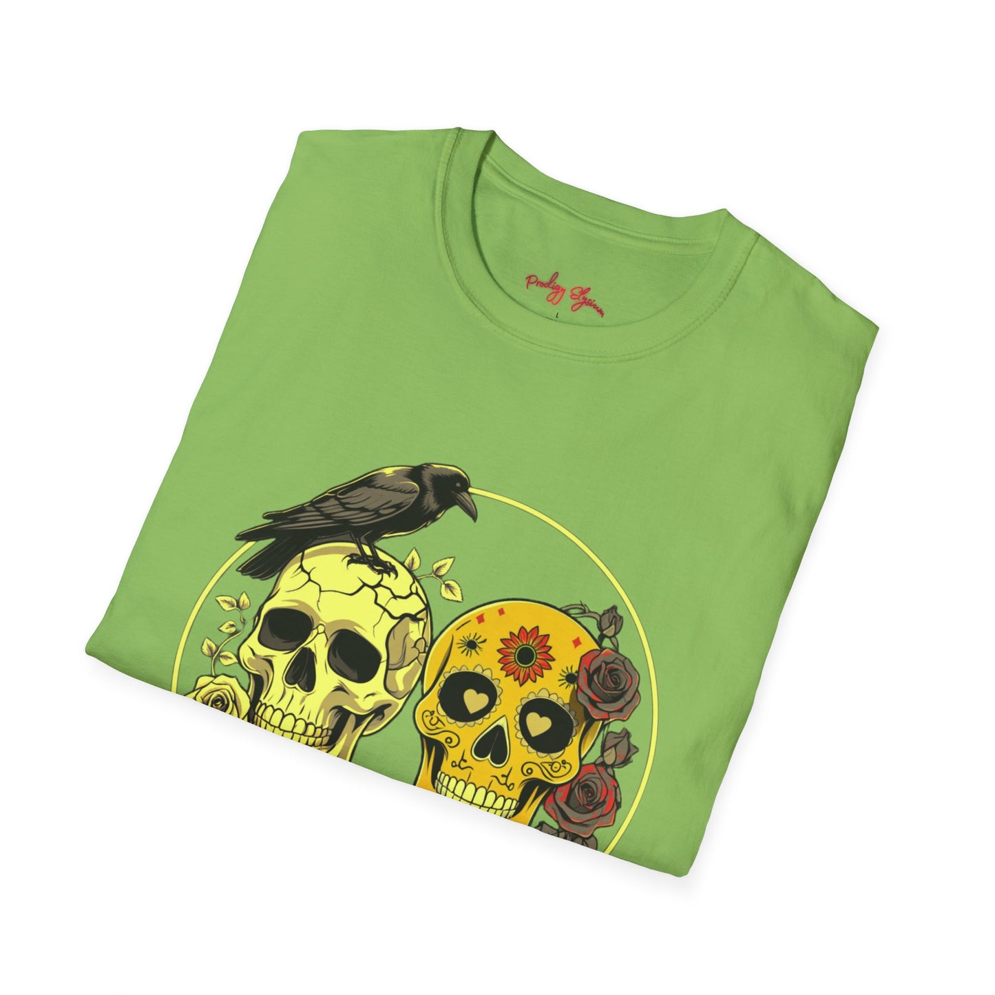 Skull & Calavera Unisex T-Shirt - Unique Floral Design for Day of the Dead Celebrations