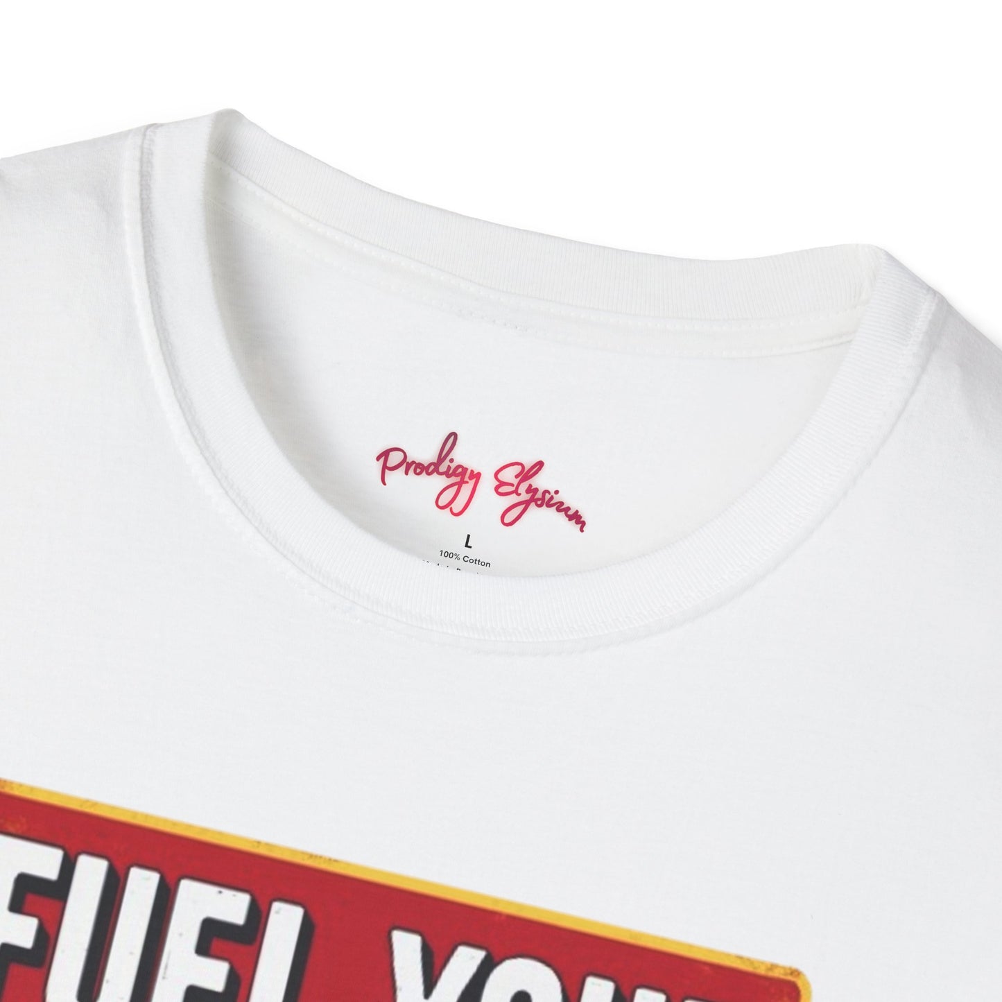 🍔 Fuel Your Hunger Unisex Softstyle T-Shirt – Lässige Mode für Feinschmecker 😋