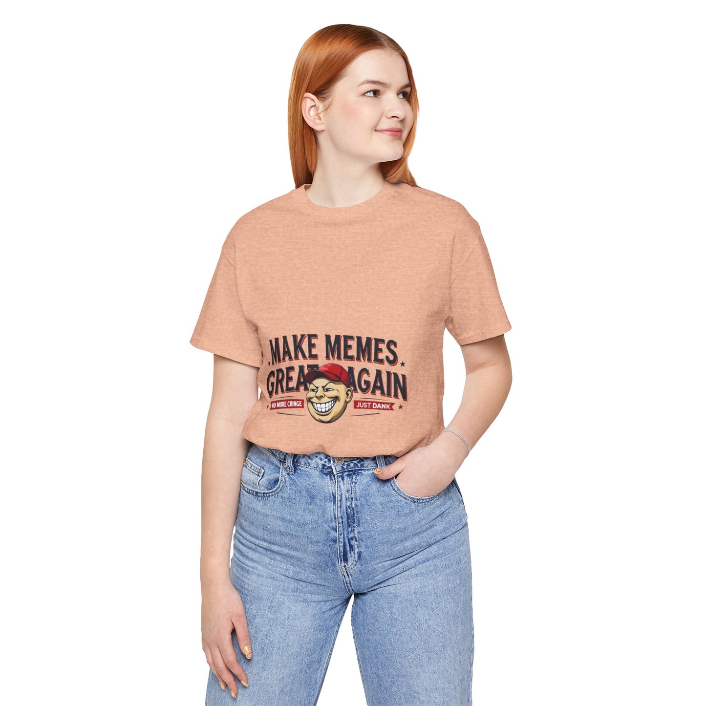 Make Memes Great Again – Funny Unisex Short Sleeve Tee