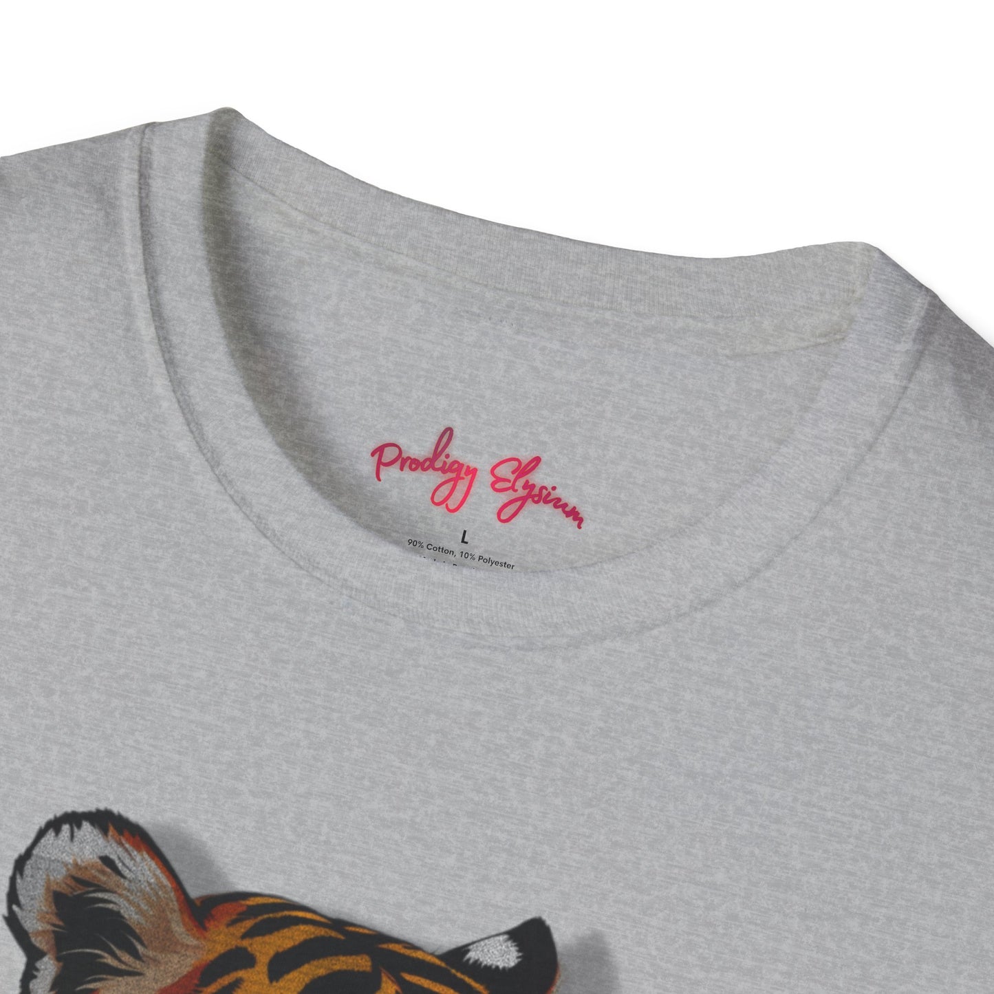 Fierce Tiger Unisex Softstyle T-Shirt - Bold Animal Graphic Tee